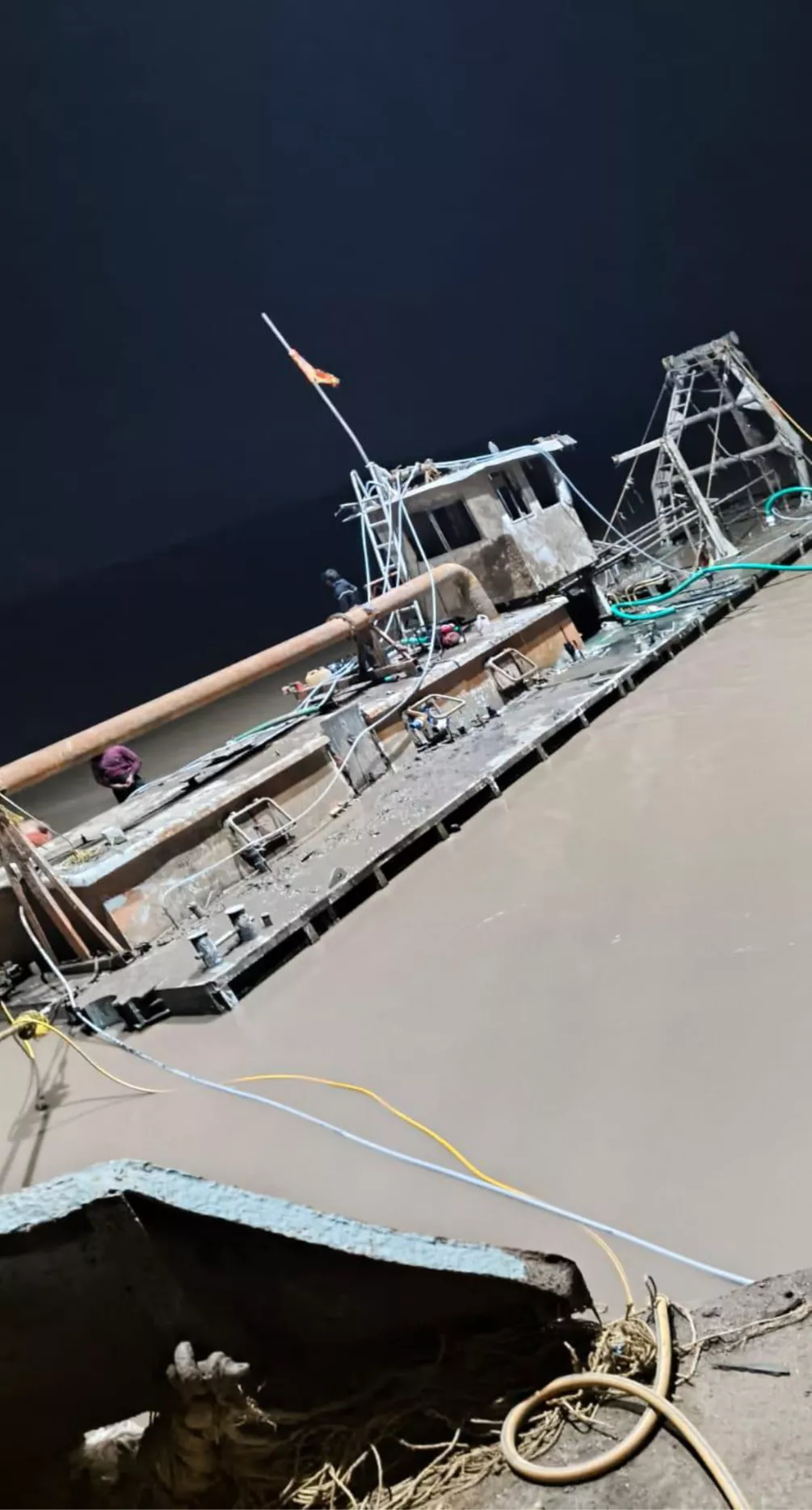 CSD7 Dredger Salvage — Narmada River, Ankleshwar